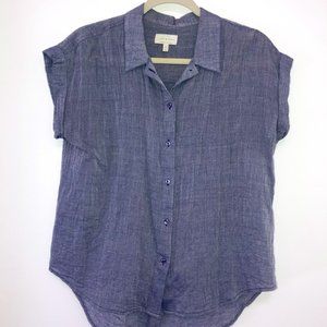 Lucky Brand Short-Sleeve Button Down (Medium)